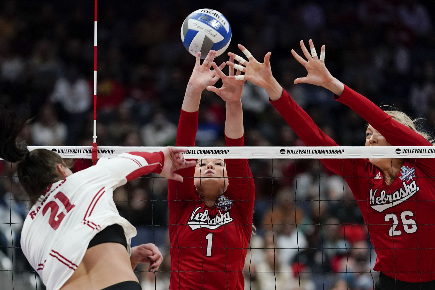 NCAA Wisconsin Nebraska Volleyball